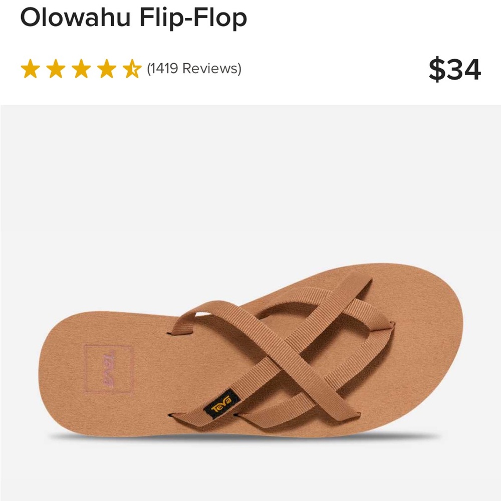 Teva Olowahu Sandals in Tan